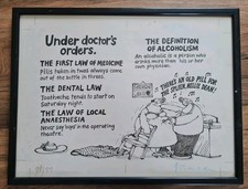Framed Cartoon Illustration