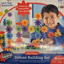 Gears! Gears! Gears! Delux Building Set Construction Toy 100 Piece Ages 3+