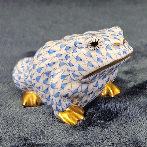 Herend hungary porcelain frog - herend,