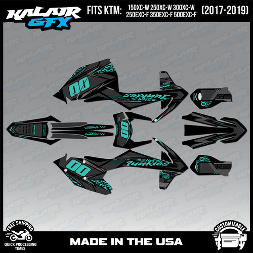 Graphics kit for ktm - graphics,