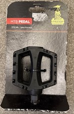 Pair Black Resin 9/16"  MTB or