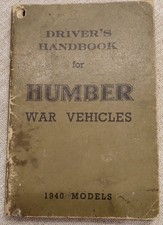 RARE 1940 Humber War Vehicles