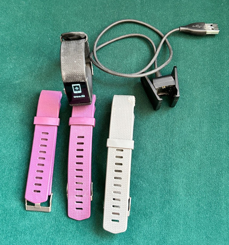 Fitbit charge with charger - 2,