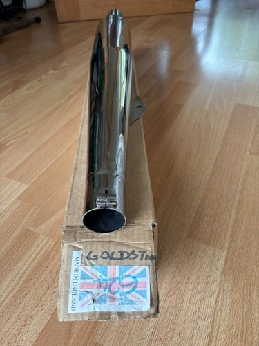 Bsa gold star vintage silencer - gold,
