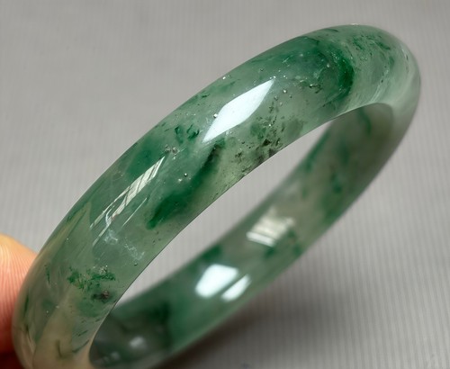 55mm natural green - green, jadeite