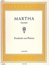 Martha: Overture. piano.