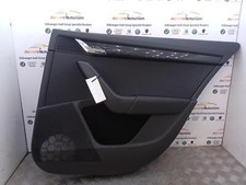 OCTAVIA 16 5E Hatchback Rear Right Door Card Panel Carbon Effect Trim 5E5867212