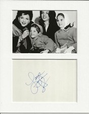 Lorna Luft daughter of judy garland genuine authentic autograph UACC RD COA
