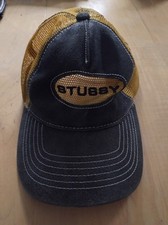 Stussy Cut Out Leather Trucker