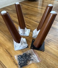 furniture legs New! 4x Brown