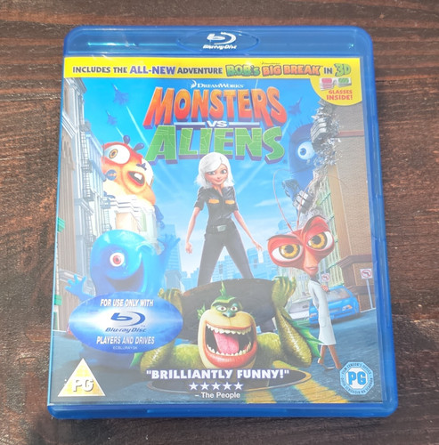 Monsters aliens blu - monsters, blu-ray