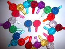 20 VINTAGE BERRY BUMPY BULBS