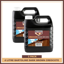 2 x 4L Bartoline Creocote Oil