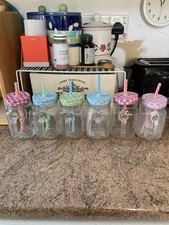 Drinking Mason Jars With Straws