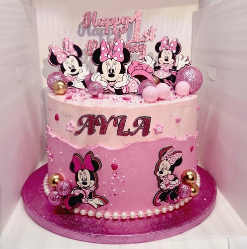 Minnie mouse cake topper - minnie,