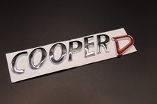 Chrome Silver Red D Fits Mini