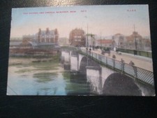 Postcard of The Bridge and Castle, Newport, Mon (1916 posted0
