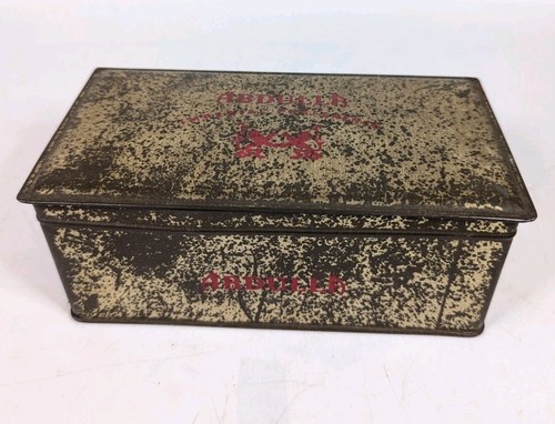 Rustic tin box old - old, abdulla