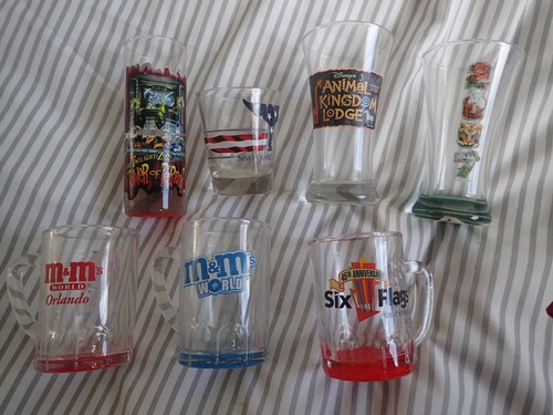 Selection souvenir glasses - of,
