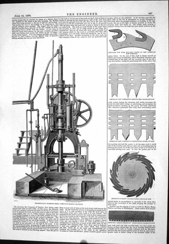 Old boring machine - old,