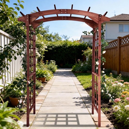Outdoor garden arch arbor - 85'',