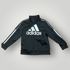 Adidas Boys Black Full Zip