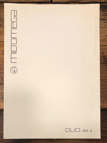 Micromega duo bs2 - duo,