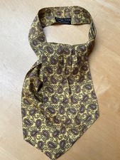 Vintage Tootal Cravat Scarf Paisley Dapper Mod Indie Skins Goodwood Ascot Retro