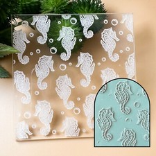 Seahorses Texture Stamp -