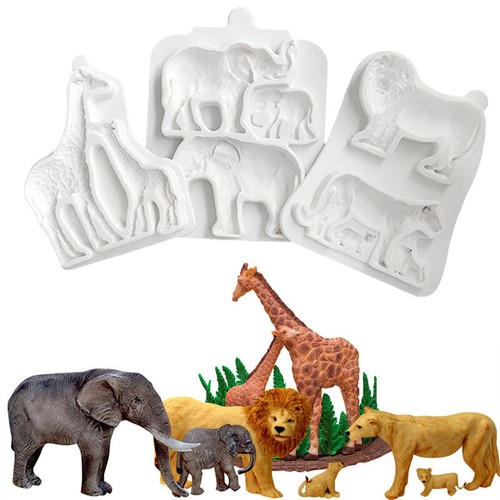 Elephant giraffe silicone - elephant,