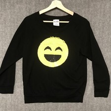 Emoji Shirt Womens Large Black