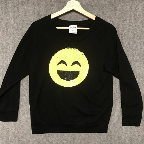Emoji shirt womens large - emoji, black