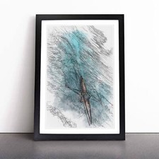 Single Scull Rowing Boat in