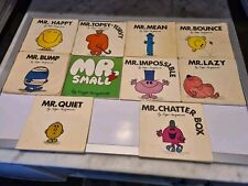10 Vintage 1970s Mr Men Books