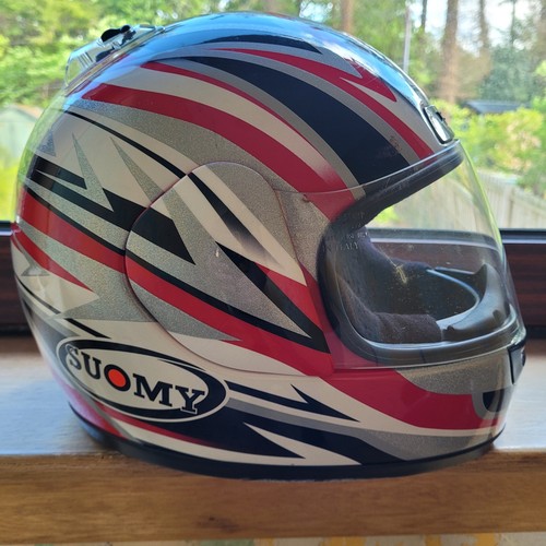 Motorcycle race helmet suomy - helmet,