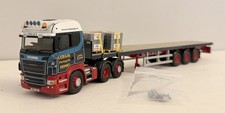 Corgi 1/50 Scale Truck CC13748 - Scania Flatbed Trailer & Brick Load - I.Craig