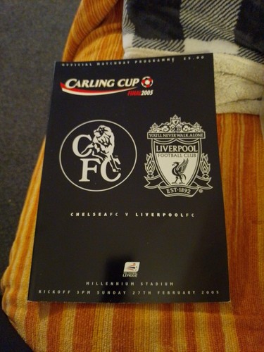 League cup final programme - league,