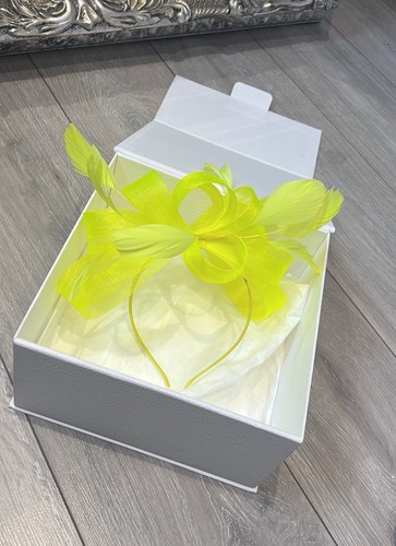 Neon hair fasinator - neon,