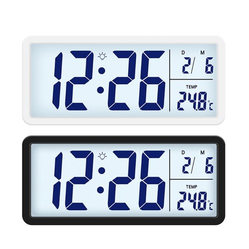 Oversized lcd digital clock - oversized,