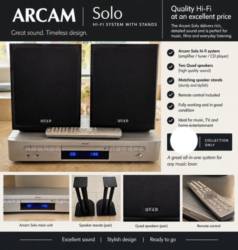 Arcam solo amplifier - arcam, +