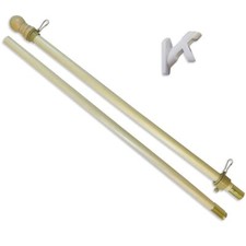 5ft wooden flag - wooden, kit