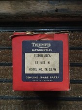 RARE BSA OIF Fleetstar 250 E1-1953 Piston  T25/ B25FS 71-1953 STD Low Comp 8.5/1