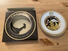 Chokin 6” Plate, 24ct Gold Edge. In Original Box With Stand. ExcellentCondition 