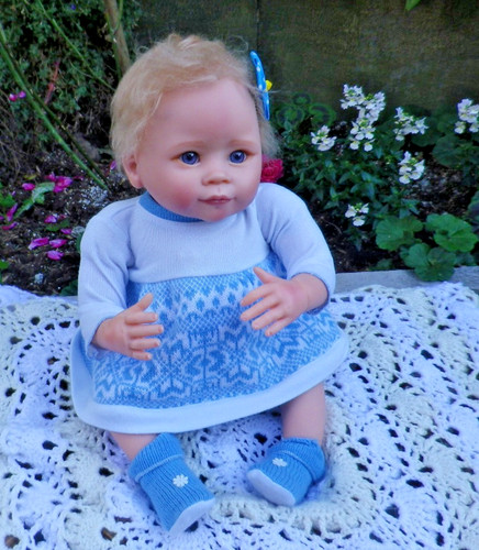 Beautiful little girl doll - , by