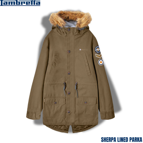 Lambretta mens sherpa lined - lambretta,
