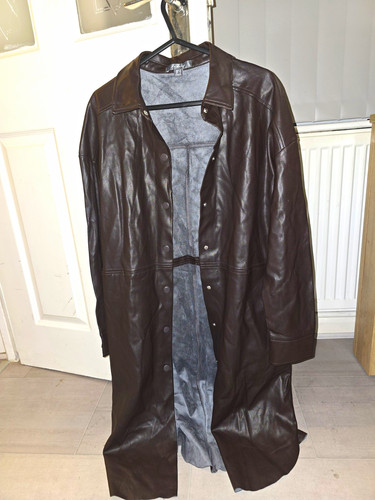 Men brown leather long - men's,
