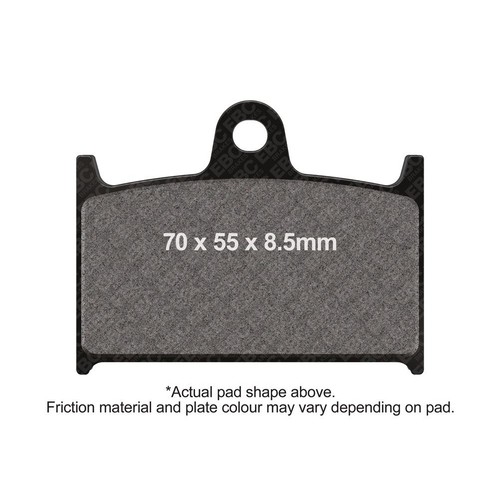 Ebc double brake - pad, front