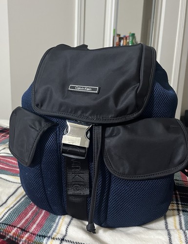 Calvin klein navy blue nylon - calvin,