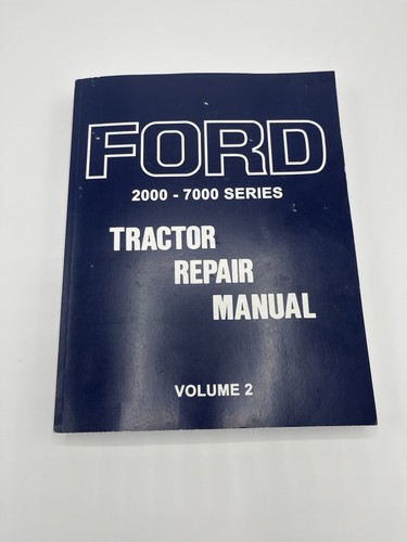 Ford tractor service manual - tractor,