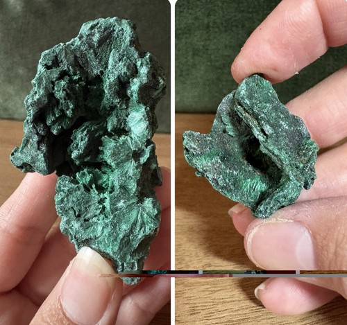 Malachite crystal bundle - malachite,